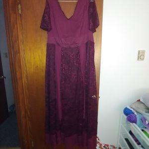 Torrid Burgundy dress